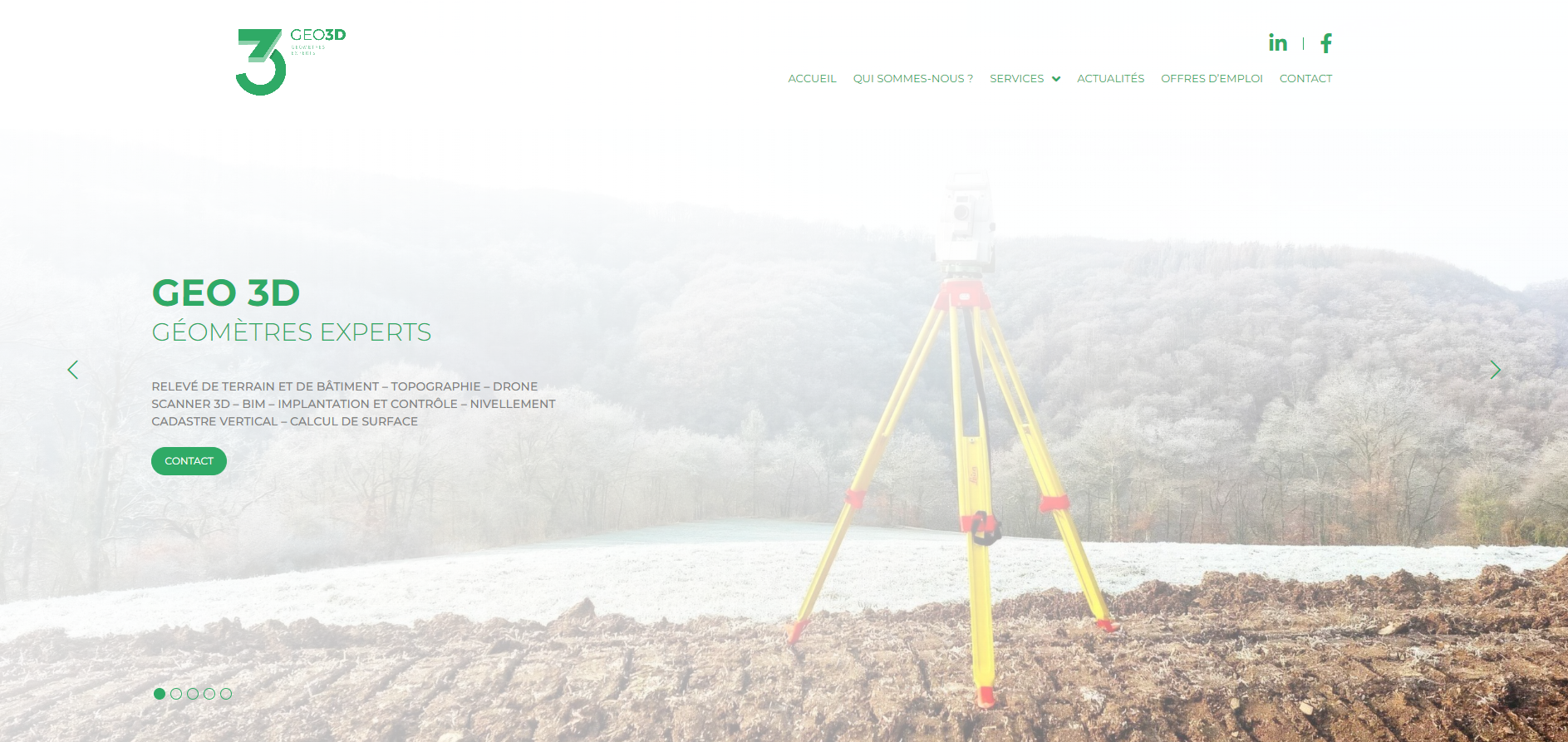 Image for Mise en ligne de notre site internet